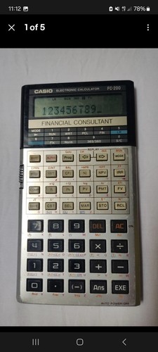 8× Vintage Casio Scientific Calculators As Lot - Picture 3 of 8