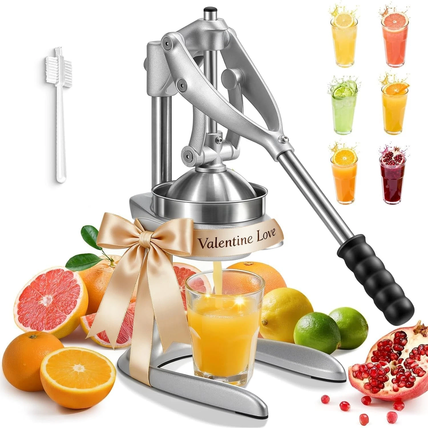 Manual Juicer Sopito Effortless Citrus Squeezer Professional Safety Stainless