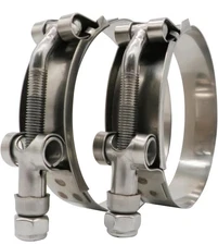 3.25" T Bolt Hose Clamp Stainless Steel - Working Range 89mm - 97mm