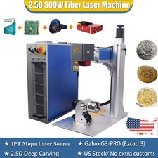 300W 2.5D JPT Mopa M7 Fiber Laser Marking Machine Ezcad 3 Deep Marking 200*200mm