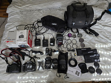 Kamera Set Canon EOS 1300D DSLR-Kamera 18 MP Schwarz Und Canon 450D