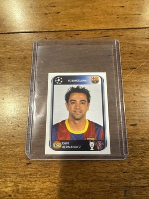 2010 Panini UEFA Champions League Sticker Xavi Hernandez #219 FC Barcelona
