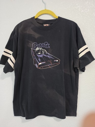 Rare BATMOBILE T-Shirt BARRIS KUSTOMS Large 100% Cotton George Barris Batman