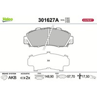Valeo BremsbelÄGe Satz Vorne Passend FüR Honda Accord Civic CR-V HR-V Integra LE