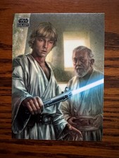 2024 Topps Chrome Star Wars Galaxy - 5 Luke Wields The Lightsaber