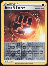 Stone Fighting Energy Uncommon Reverse Holo 164/185 NM SWSH04: Vivid Voltage Pok