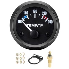 Universal 2" 52mm Water Temp Gauge Automotive, 100-250  Water Temperature Gaug