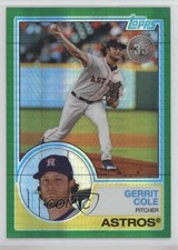 2018 Topps Silver Pack 1983 Design Chrome Green 56/99 Gerrit Cole #113 ux1