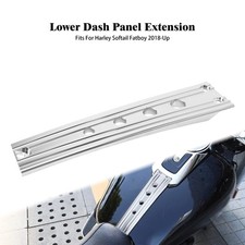 Prolunga cruscotto inferiore cromata per Harley Softail Fat Boy 2018-2025