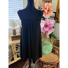 MNG Mango Black Shoulder Tie LBD Mini Dress