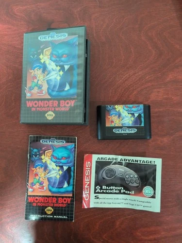 Sega Genesis Wonder Boy Cib