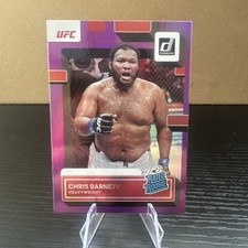Chris Barnett 2023 Panini Donruss UFC #213 UFC Rated ROOKIE Purple Foil