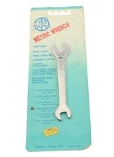 Park Tool CBW-4 9mm/11mm Metric Open-End Wrench Made in USA Vintage NEW NOS