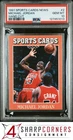 1991 ALLAN KAYE'S SPORTS CARDS NEWS MAGAZINE HAND CUT #2 MICHAEL JORDAN PSA 10