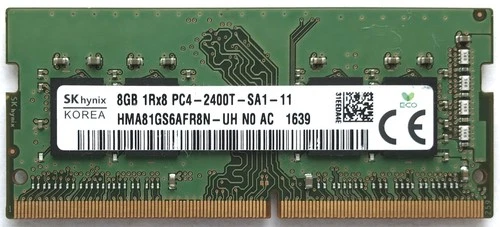 SK Hynix 8GB 1Rx8 PC4-2400T-SA1-11 SODIMM HMA81GS6AFR8N-UH