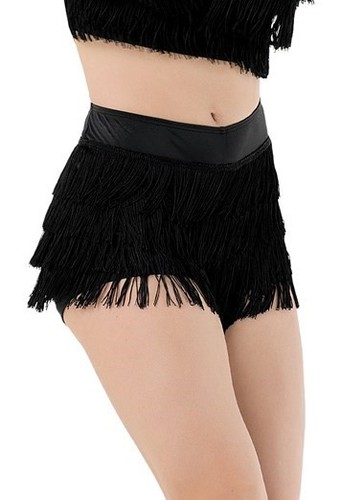 Balera Black fringe shorts