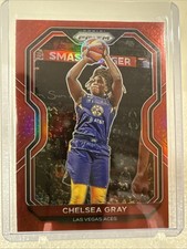 2021 Panini Prizm WNBA - RED PRIZM #69 Chelsea Gray 68/299 - Las Vegas Aces