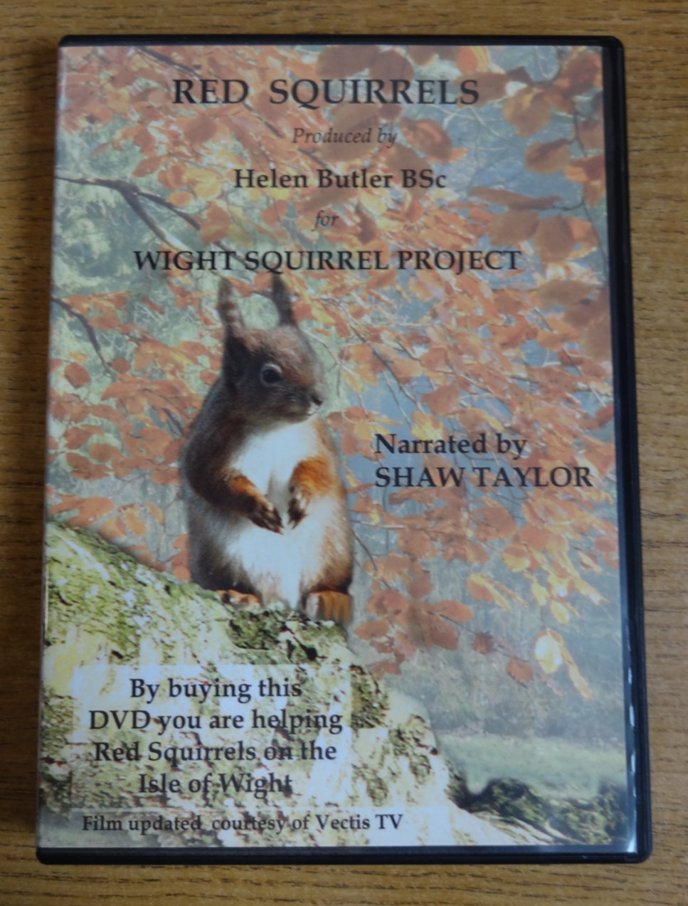 Red Squirrels DVD Isle of Wight. Helen Butler / Shaw Taylor. C78