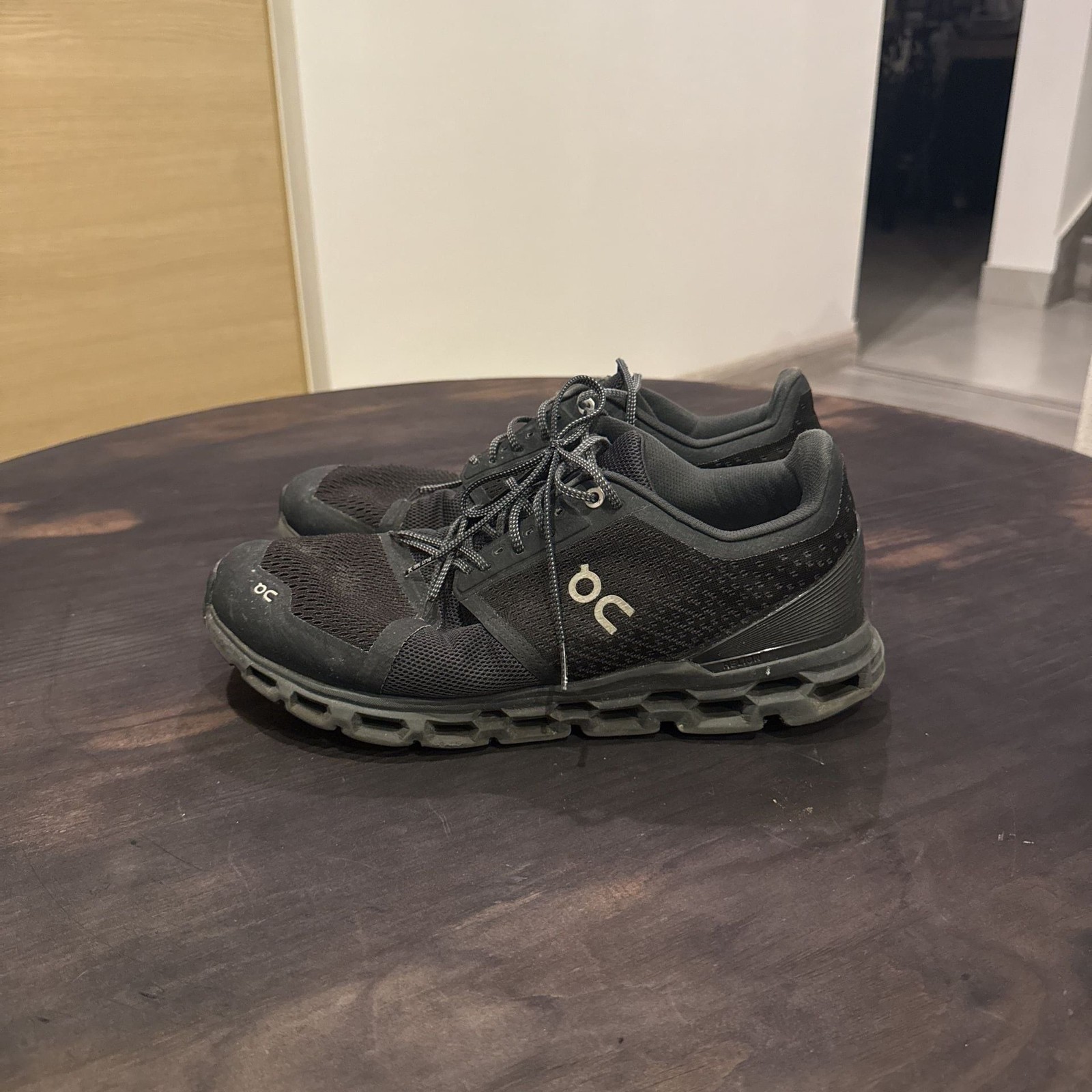 On Running Cloudstratus Black Shadow Running Shoes - image 3