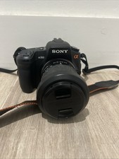 Sony Alpha 300 Black Built-In Flash Digital SLR Camera With Carry Case