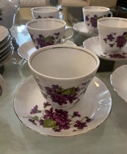 Vintage Winterling Marktleuthen Bavaria  Kaffeetassen  Set Antik ,Mehrfarbig