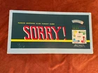 ORIGINAL Vintage 1954, 1958 Parker Brothers Sorry! Board Game Complete