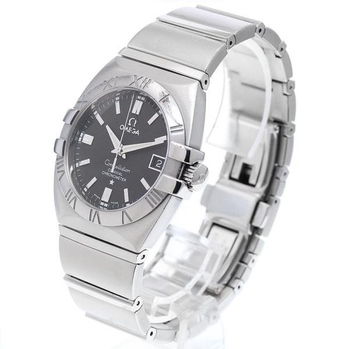 OMEGA CONSTELLATION DOUBLE EAGLE 1501.51 35mm SS Black #C7784