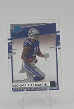 2020 Panini Chronicles Clearly Donruss Rated Rookie M. Pittman Jr. #RR-MP A103