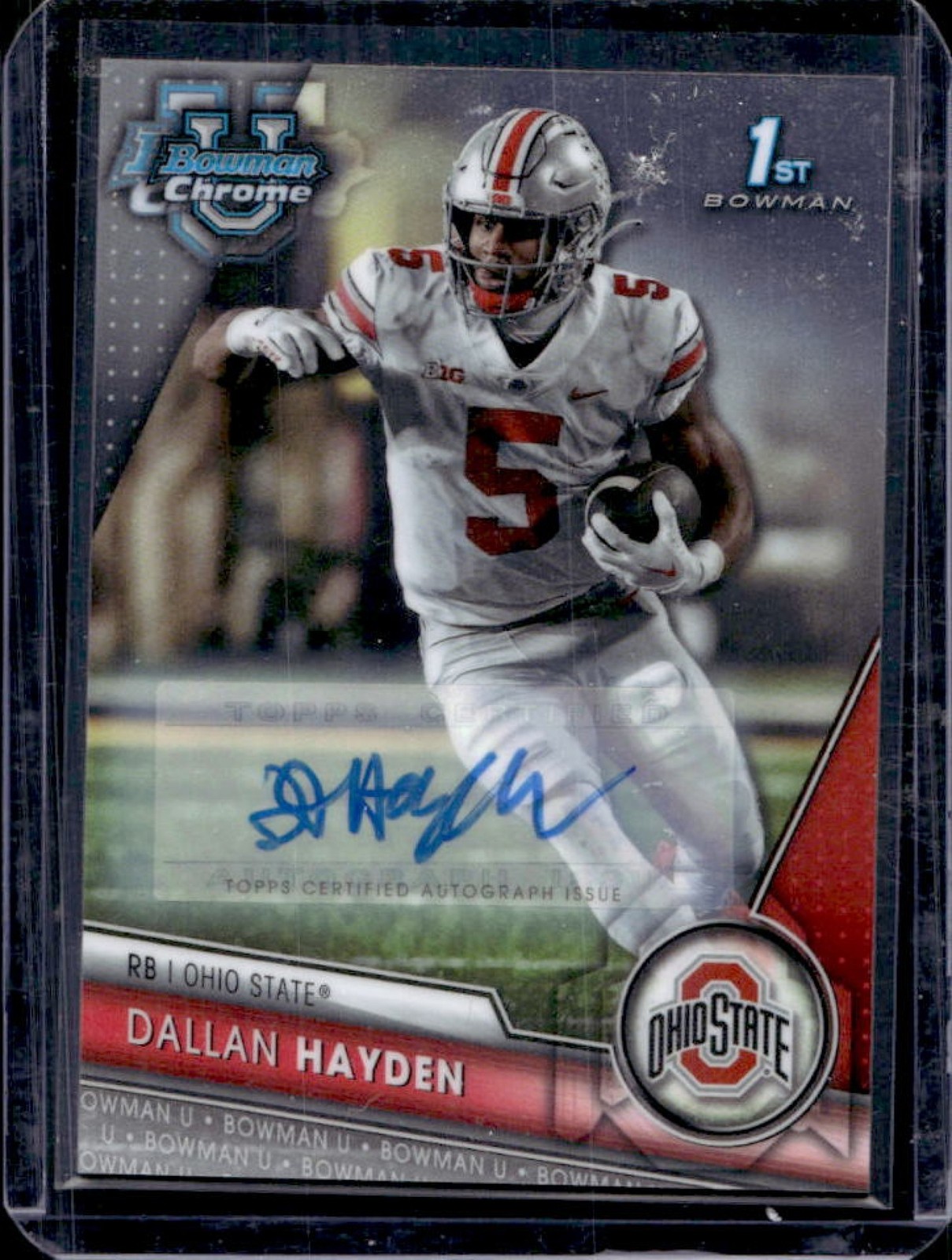 2023 Bowman U Chrome Dallan Hayden Prospect Auto #134 Buckeyes