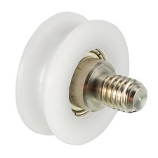1.5mm Deep Metal V Groove Threaded Rod Track Guide Bearing Pulley Wheel 6x22x8mm