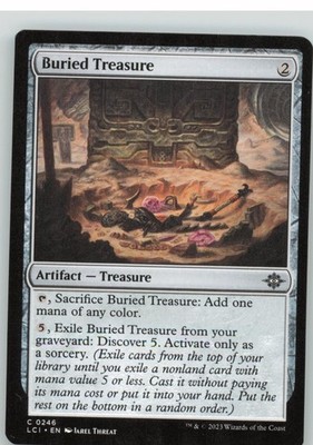 Buried Treasure 246 Common The Lost Caverns of Ixalan Magic: The Gathering NM