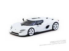 Tarmac Works 1:64 Koenigsegg CC850 White Die-cast Model Car
