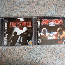 Contender 1 & 2 PlayStation Sony PS1 Boxing 