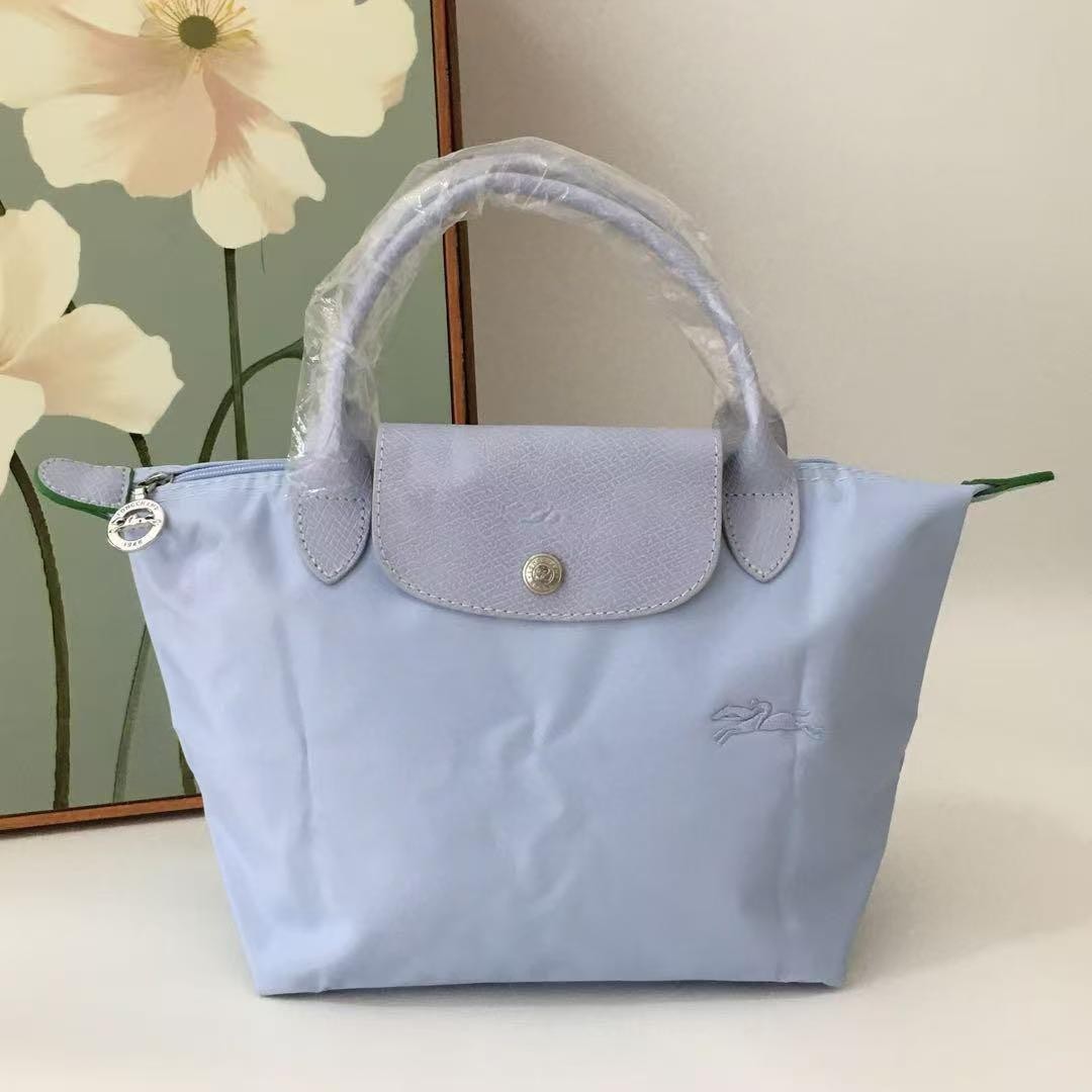 Longchamp Le Pliage Green Line Tote S Blue Nylon New From Japan | eBay
