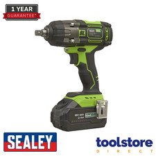 Sealey CP650LIHV 18V 4Ah Cordless Impact Wrench 1/2 Sq Drive Li-ion