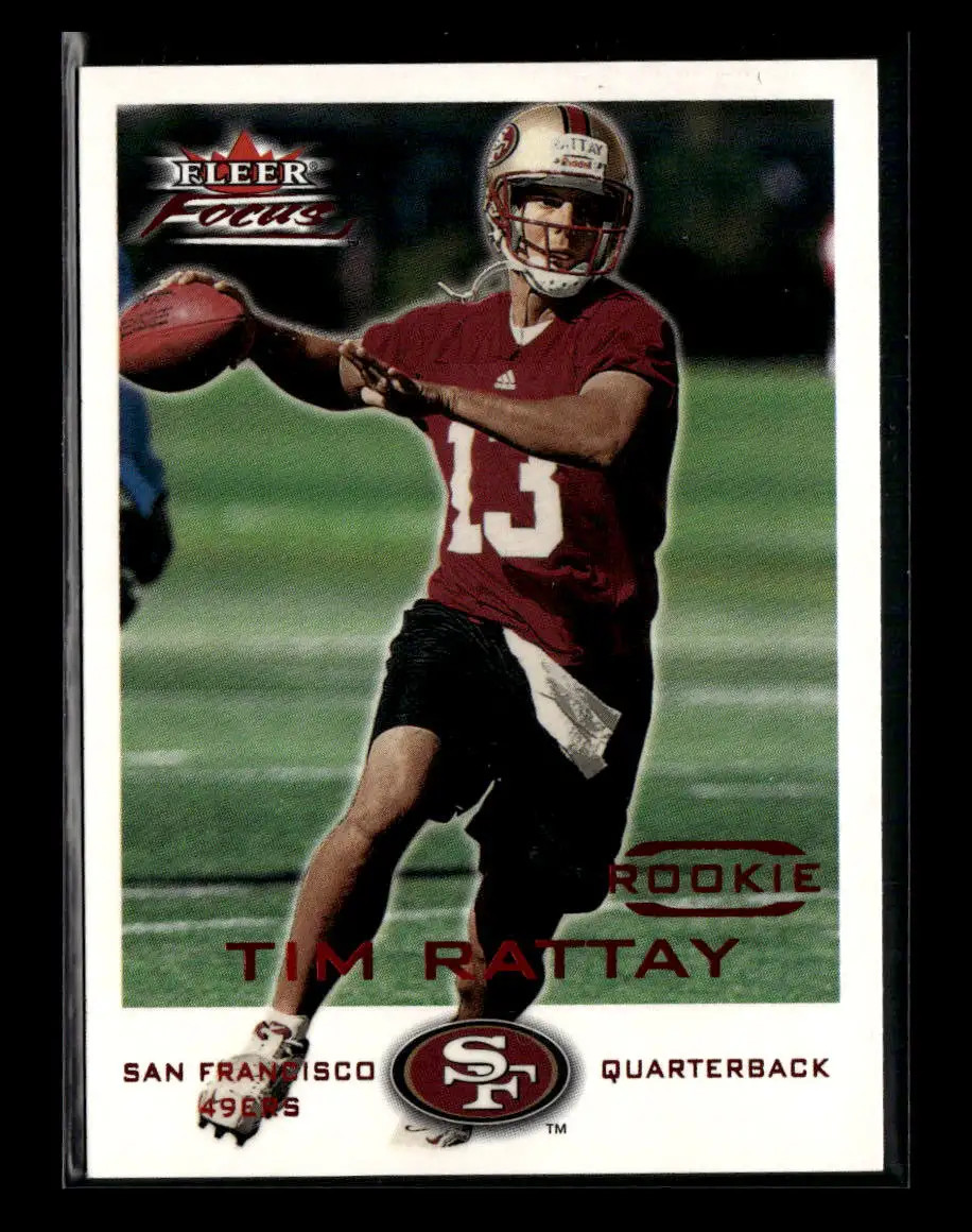 Tim Rattay 2000 Fleer Focus #259 #/2999 RC