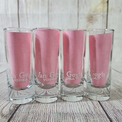 Vincent Van Gogh Spirits Tall Shot Glass / Glasses (set of 4)