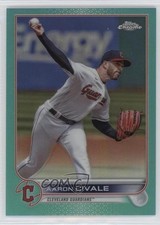 2022 Topps Chrome Update Aqua Refractor 56/250 Aaron Civale #USC160 0a6