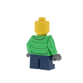 1x Lego Minifigure City Man Boy Winter Jacket 60023 10249 4428 hol065 cty0336