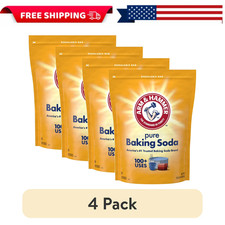 ARM & HAMMER Pure Baking Soda 10.8 lb, Multi-Purpose Cleaning Baking 4 PACK