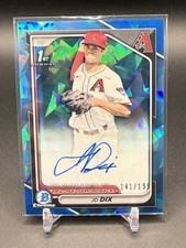 JD Dix 2024 Bowman Draft #CPA-JD First (1st) AUTO Sapphire [#141/199]