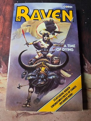 Raven 5: A Time of Dying by Richard Kirk  (1979 Corgi 1st Ed UK)