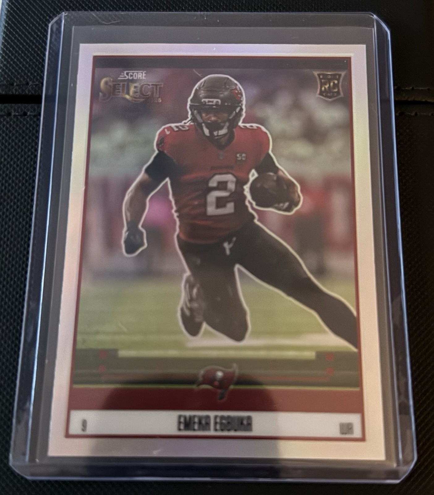 2025 Panini Select - Score Select Throwback Emeka Egbuka #21 Silver Prizm (RC)