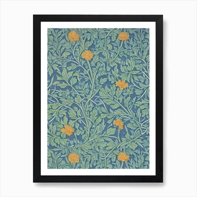 Bald Cypress 2 tree Vintage Botanic Framed Wall Art Poster Canvas Print Picture