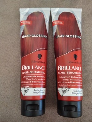 Schwarzkopf Brilliance Hair Glossing Intensives Rot Glanz Behandlung