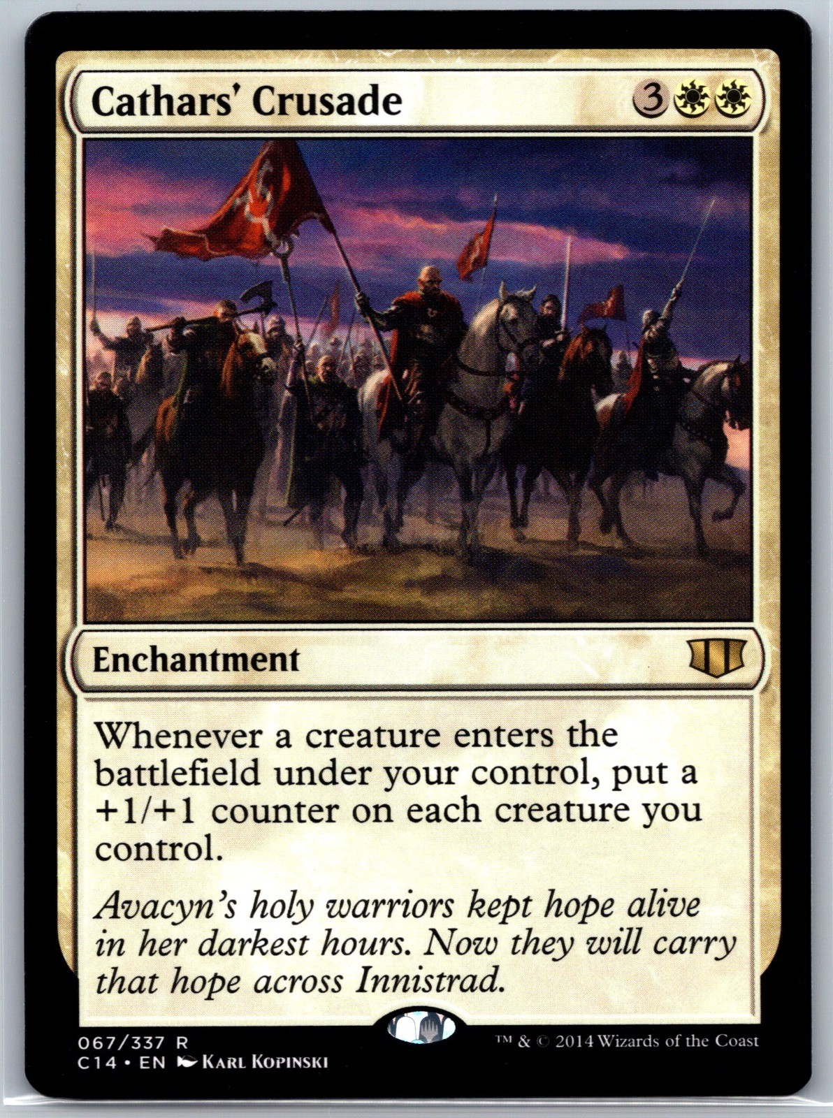 Cathars' Crusade R Commander 2014 67 NM