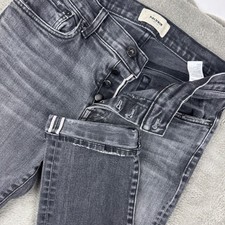 Baldwin Henley Slim Straight Jeans Mens 29 Gray Excellent Made in USA Rango