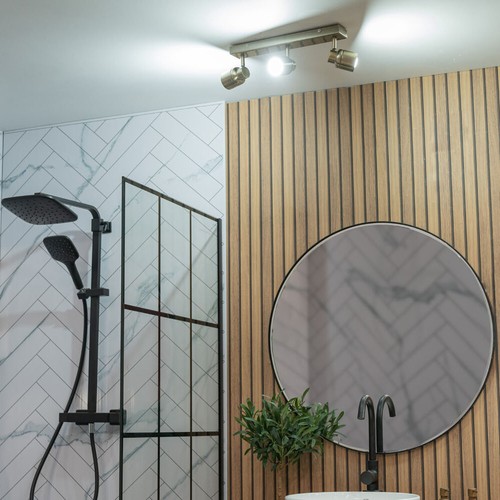 Ceiling Light Fitting Spotlight 3 Way Adjustable Bar Bathroom LED Spot Lights - Picture 14 of 33
