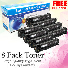8 PK 131 Black Toner SET For Canon 131 Image CLASS MF8280Cw LBP7110Cw MF624Cw