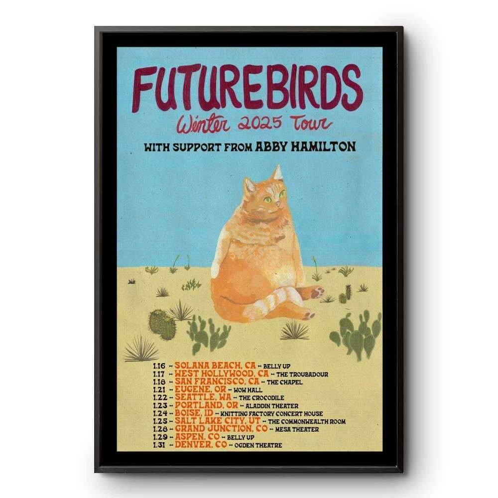 Futurebirds Winter 2025 Tour Poster